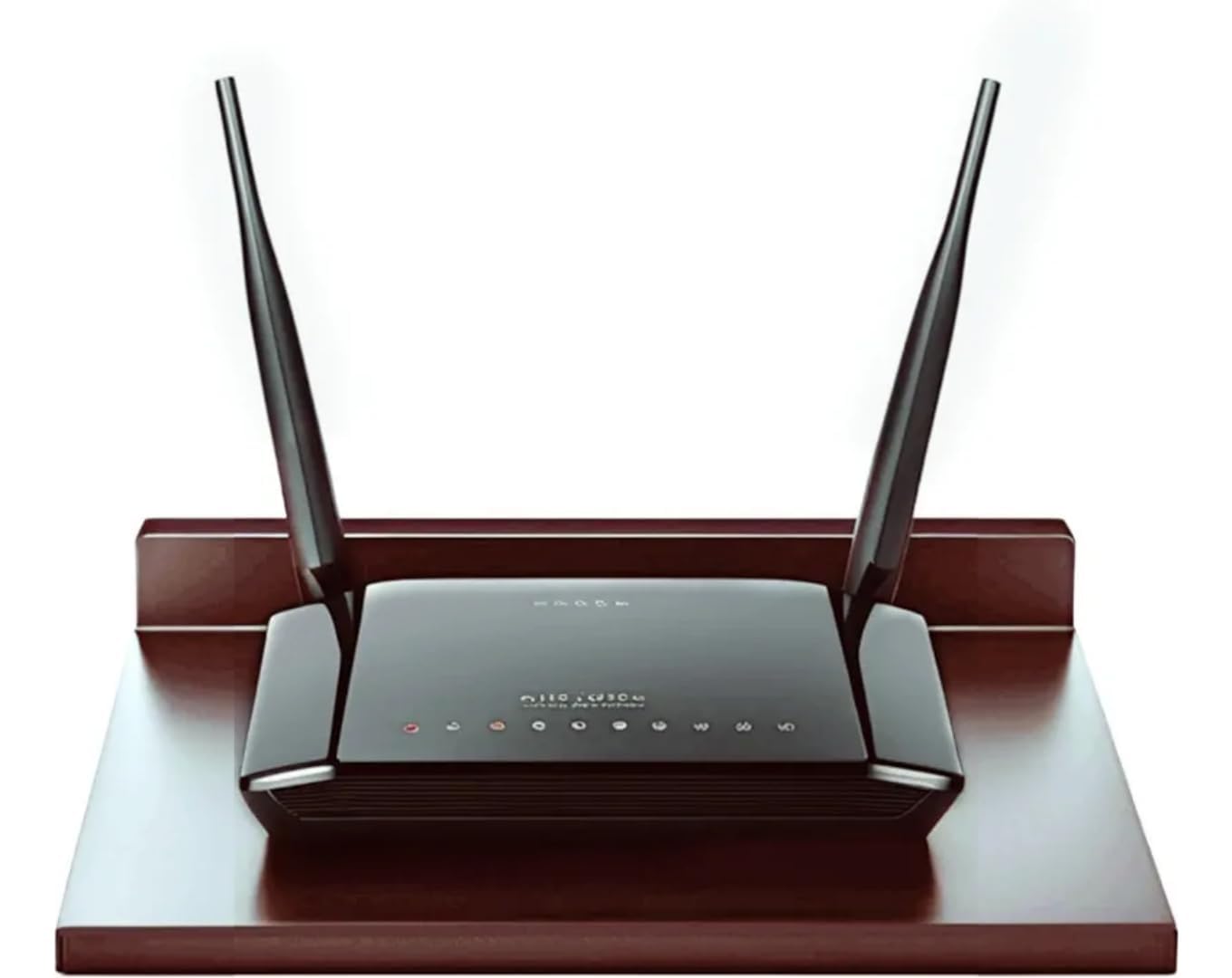 Premium WiFi Router Stand – Plywood Wall Shelf with Wenge Sunmica Finish | Router Organizer & Modem Holder