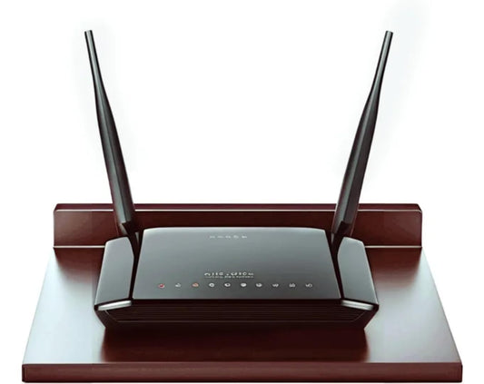 Premium WiFi Router Stand – Plywood Wall Shelf with Wenge Sunmica Finish | Router Organizer & Modem Holder
