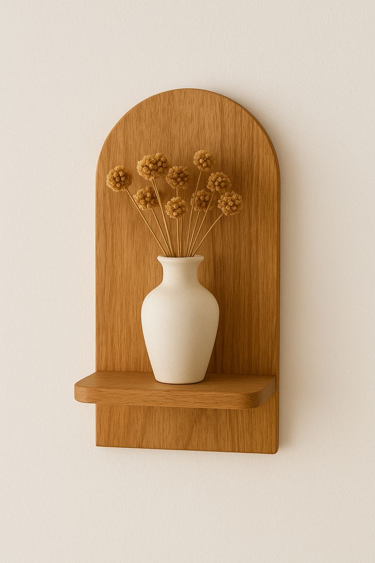 Minimalist Arch Wall Mounted Display Shelf
